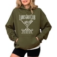 thumbnail image 2 of Ladies Golf Club Par Then Bar Hoodie for Women Cute Golfer Golf Pullover Sweatshirt, Army Green Hoodie, M, 2 of 8