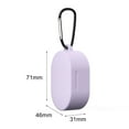 thumbnail image 5 of Naierhg Earphone Case,Bluetooth-compatible Earphone Anti-fall Protective Silicone Case Storage Cover with Carabiner for Redmi AirDots 3, 5 of 8
