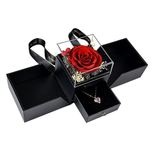 Regalo de flores Preservadas Macarena Collar Cajas Preservadas