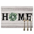 thumbnail image 2 of Farmhouse HOME Placemats Set of 4, Summer Eucalyptus Leaves Table Mats Washable Heat-Resistant Non-Slip Place Mats for Kitchen Dinner Table Indoor Outdoor Decor,13x19 Inch, 2 of 9