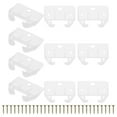 thumbnail image 1 of 10 Pcs Commode Armoire Tiroir Glissières Rail Supports avec Vis, 1 of 8