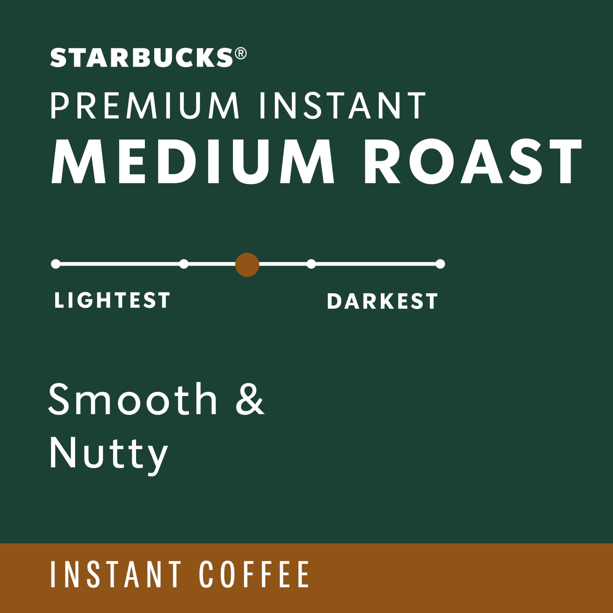 Starbucks Premium Instant Coffee, Medium Roast Coffee, Arabica Beans, 3.17 oz