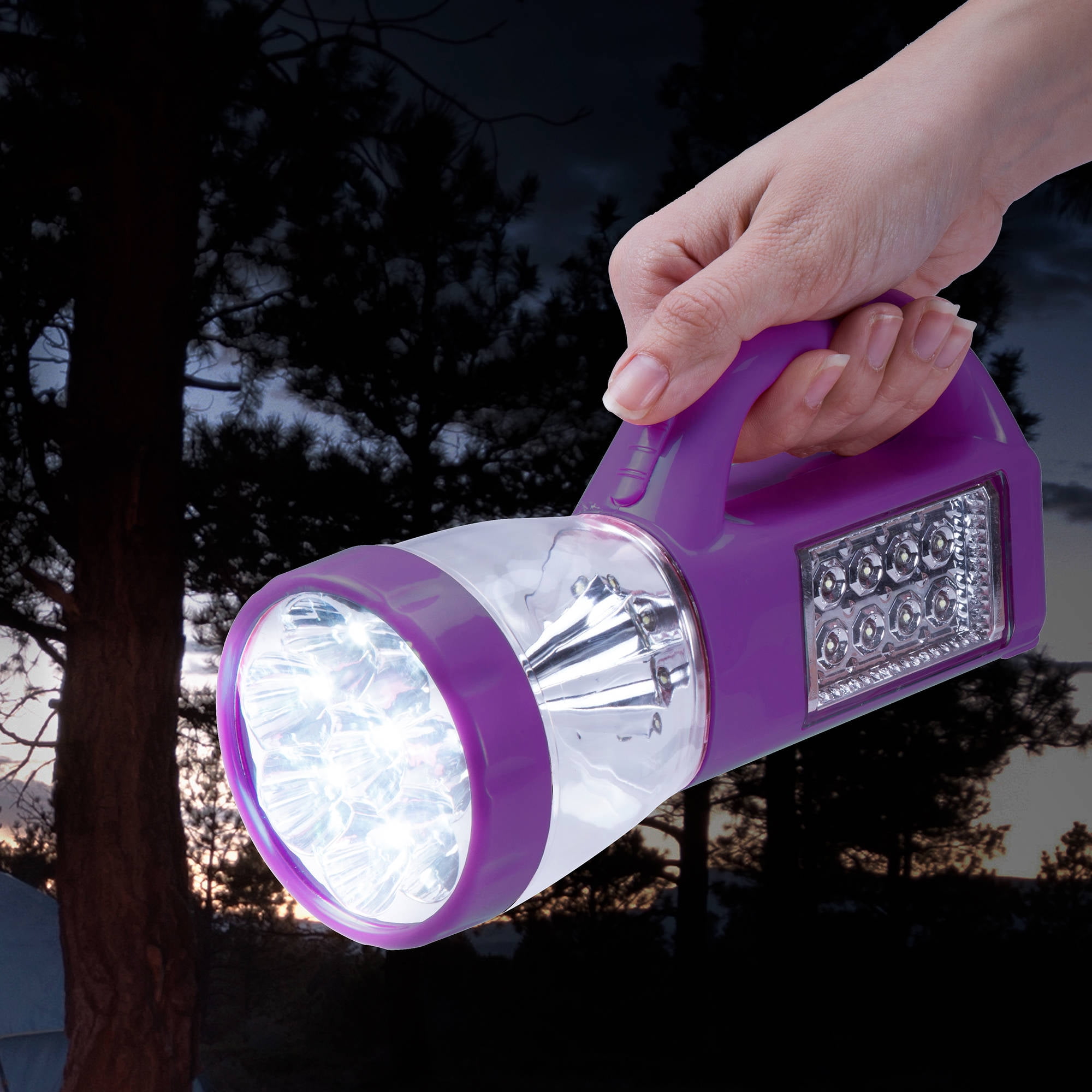Mini LED 2 in 1 Flashlight Lantern Hang 5 Light Modes Strobe Camping Emergencies 
