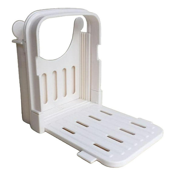 Folding Bread Slicer, Bread Slicer, White (1pcs)