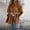 Brown, variant on Clearance Items Plus Size Coat Women's /winter Lapel Cape Trench Coat