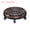 Brown, variant on Low Roller Seat Wheel Stool Chair PU Leather Rolling Stool Seats for Home Office Fitness (Black)