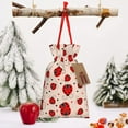 thumbnail image 6 of Fuzoiu Red Ladybug Print Christmas Gift Bag,Burlap Gift Bag with Drawstring Closure & Hang Tag,Perfect for Holidays, Birthdays, and Special Occasions-Small, 6 of 7