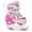 Pink, variant on Nattork Girls Ice Skates for Kids 4 Size Adjustable Rainbow Ice Skate with Fleece Lining for Outdoor & Rink