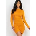 thumbnail image 6 of Ruched Bodycon Long Sleeve Dress, 6 of 10