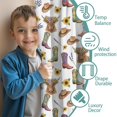 thumbnail image 3 of Blackout Kids Curtains,Highland Cow Sunflower Boot Hat Pattern Childrens Insulated Curtains Set Of 2,Bedroom Essentials,Toddler Room Decor 42"x54", 3 of 5