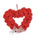 thumbnail image 1 of Corona del Día de San Valentín corona en forma de corazón 14 "regalos del Día de San Valentín decoración del Día de San Valentín corona de flores de Rojo, 1 of 8