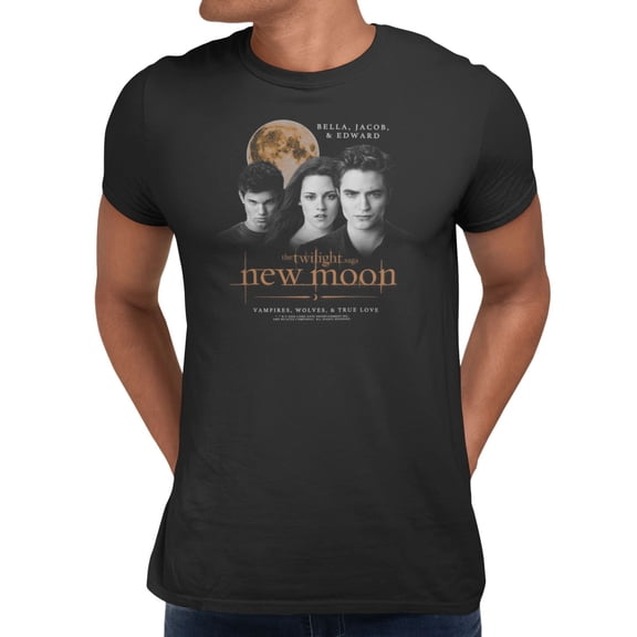 Twilight New Moon Line Up Men's T Shirt (Black, S-XXXL)