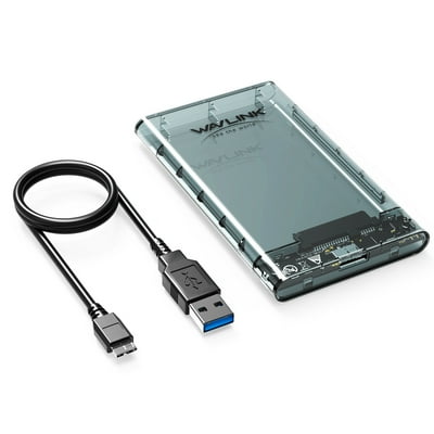 WAVLINK USB 3.0 à domicile ou au bureau Disque dur Cas de verrouillage externe HDD avec câble USB 3.0 2,5 "SATA HDD et SSD