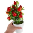 thumbnail image 4 of FENGGUIQU 1Jgo Rama Decorativa De Fresas Falsas Para Hogar Y Oficina Natural Y Ligero, 4 of 7