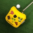 thumbnail image 3 of pitrice Magnetic Closure Golf Club Cover Stylish PU Leather Headcover For Golf Putter Golf Putter Cover type+4, 3 of 6