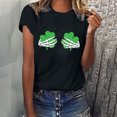 thumbnail image 2 of Blusas sueltas casuales con estampado interesante y cuello redondo para mujer Fridja bn1598, 2 of 6