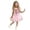 X1 Pink, variant on Little Girls Princess Tulle Skirts Shirts Sets Elastic Waist Swing Pleated Skirt Wedding Birthday Clothing
