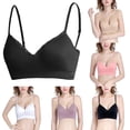thumbnail image 4 of Señora de la moda Sujetador de encaje Ropa interior inalámbrica Sujetador push up ajustable M-XL SG Sunnimix Bras Mujer Brasier, 4 of 8