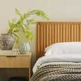 thumbnail image 4 of Walker Edison Transitional Solid Wood King Bed, Blonde, 4 of 17
