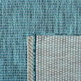 thumbnail image 4 of SAFAVIEH Courtyard Wayra Solid Indoor/Outdoor Area Rug, Grey/Aqua, 9' x 12', 4 of 8