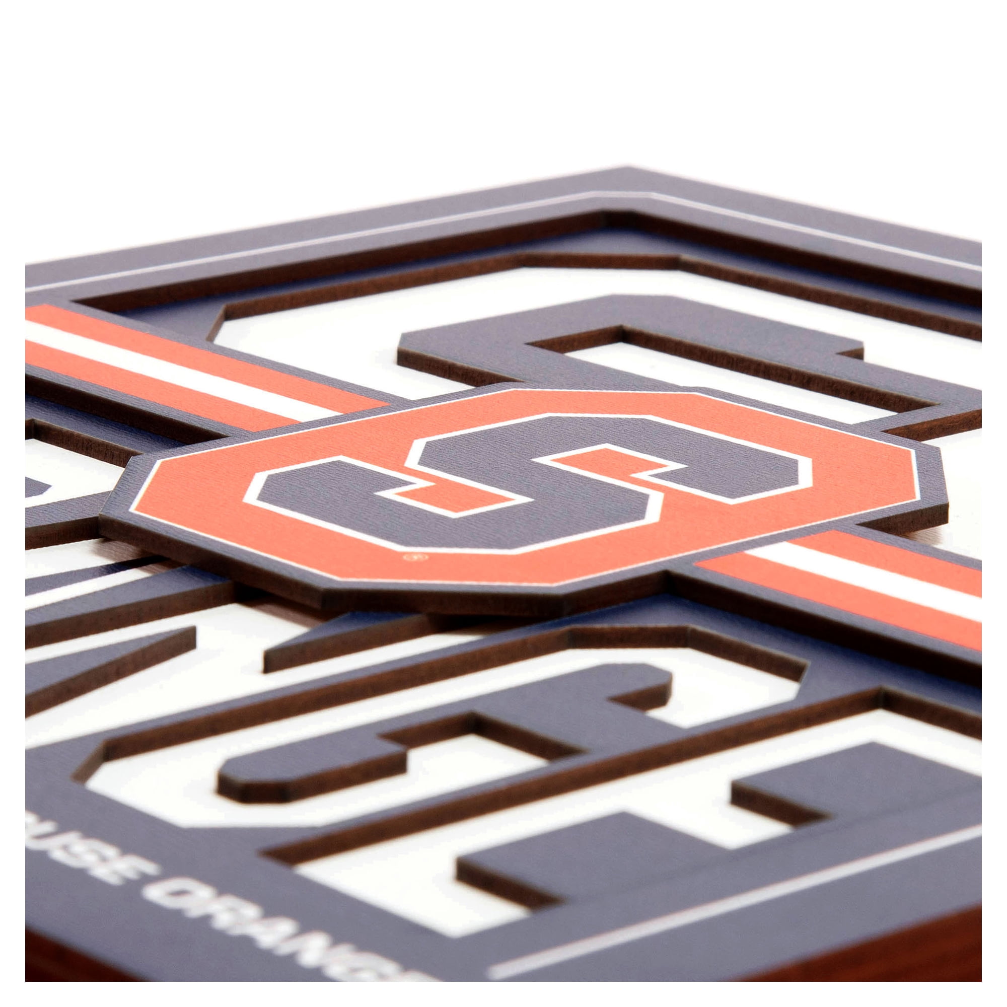 IDNA Syracuse Orange 12" x 12" Slogan Series 3D Wall Art