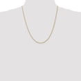 thumbnail image 4 of 14K Yellow Gold Rope Chain Necklace 22 inch 1.5 mm Regular with Lobster Clasp, 4 of 4