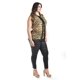 thumbnail image 2 of Blusa animal print con lazo Roman Fashion Tallas Extras 207 (Animal print) cafe 40, 2 of 6