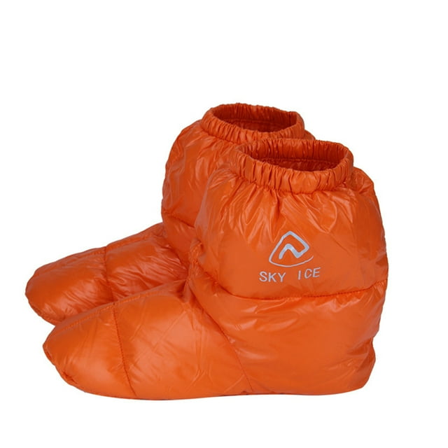 Eigraketly Zapatillas de nailon para tienda de campaña, pies ultraligeros que absorben la humedad, a prueba de viento, cálidos y secos, Ropa Deportiva, Zapatos naranja METRO