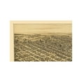 thumbnail image 3 of Historic Panoramic View - Denison Texas - Fowler 1891 - 23 x 34.95 - Vintage Wall Art, 3 of 5