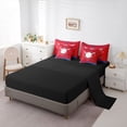 thumbnail image 5 of Erosebridal Boy Baseball Sport Bedding Comforter Set 7pcs, Red Blue Cartoon Theme Queen Bedding Sets, 5 of 7
