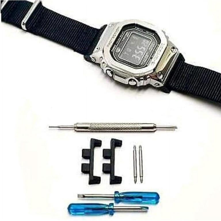 20mm 5 Ring Nylon Watch Band Strap GMWB5000 Metal Adapters Kit for