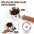 thumbnail image 5 of Portafiltro Sin Fondo de 51 Mm, Portafiltro Profesional para Espresso con Cesta de Filtro, Rejilla y Embudo Dosificador de Espresso, 5 of 5