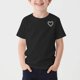 thumbnail image 3 of Camisetas de Cuello Redondo para Niñas - Camisetas de Manga Corta con Corazón de Pedrería, Blusas Ligeras Casuales de Verano Negras 7 Años, 3 of 8