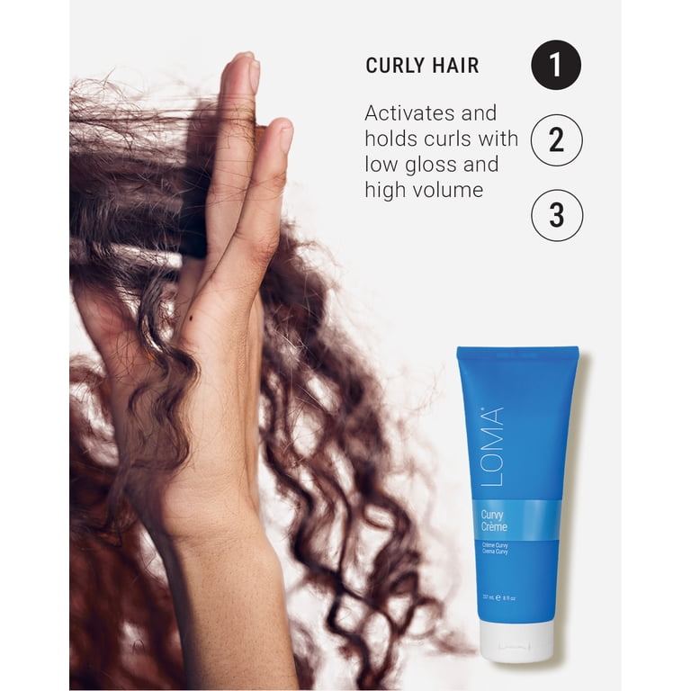 Loma, Curvy Creme Curl Defining Cream, 8 fl oz, All Hair Types