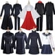thumbnail image 2 of Disfraz de juego de rol con pantalones largos negros y azules y estilo cambiante cos costume, 2 of 5