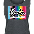 thumbnail image 3 of Barbie Pride - Own Your Unique - Women's Racerback Tank Top, 3 of 5