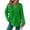 Green#012, variant on LTTVQM Women's Hoodies Knitted Casual Lightweight Long Sleeve Drawstring Fall Sweaters Loose Fit Button Down Sweatshirt Trendy V-Neck Blouses Pullover Orange L