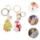 thumbnail image 3 of 2 llaveros con forma de guante para colgar en la mochila, llavero decorativo con forma de guante de portero, para bolso, bolso o monedero con cremallera., 3 of 6