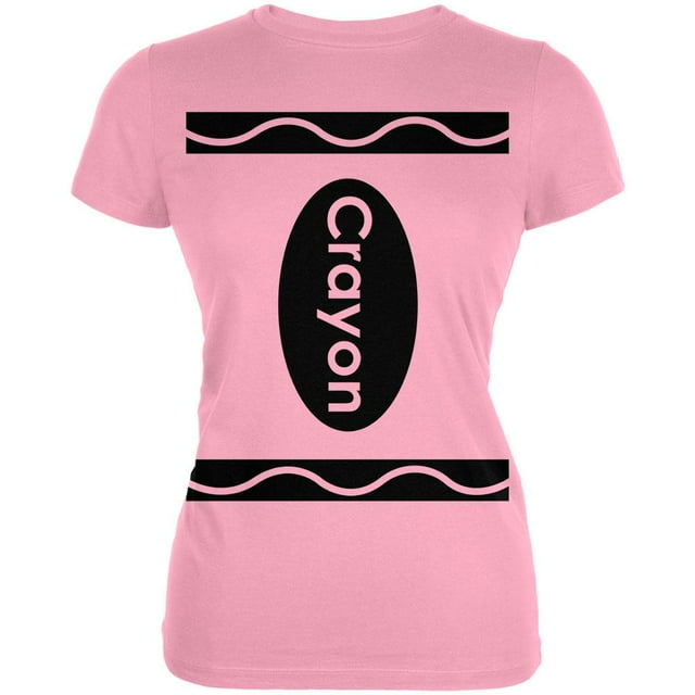 Costume de Craie de Cire Halloween Juniors T-Shirt Doux