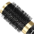 thumbnail image 5 of Unique Bargains Round Hair Brush Nano Thermal Ceramic for Hair Drying Styling Curling for Men and Women Black 50mm, 5 of 6