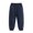 Navy&&100, variant on CONROSES Girls Baggy Cargo Pants Wide Leg Hiking Pants for Girls Trendy Solid Elastic Waist Outdoor Jogger Pants With Pockets