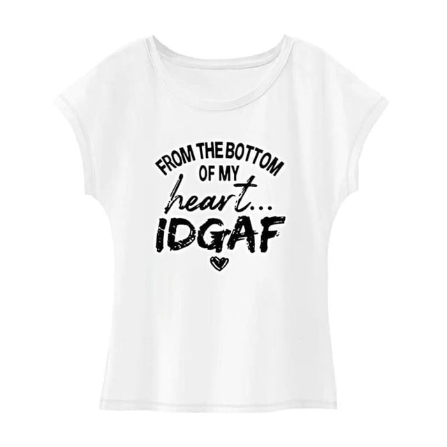 Camiseta básica para mujer, cuello redondo, cuello redondo, para acampar y viajar M