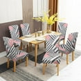 thumbnail image 2 of Chair Covers, Dining Room Chair Covers Stretch Dining Chair Covers Set of 4,Chair Covers for Dining Room,Kitchen,Hotel,Ceremony, 2 of 6