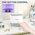 thumbnail image 4 of Loheer Ultrasonic Retainer Cleaner Machine, 45kHz Dentures Cleaner for Mouth Guards, Braces, Toothbrush Heads, Jewelry, 4 UV Lights, 250ML Capacity, 4 of 8