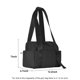 thumbnail image 3 of Minibolsa de gimnasio TRIOBASE para mujer impermeable (negra), 3 of 7