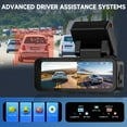 thumbnail image 5 of Podofo 4K Dash Cam Front and Rear Full HD Dash Camera for Cars, Free 64GB Card, Built-in GPS/WiFi, 3.16" IPS Screen Dashcam Support App Control, G-Sensor, Night Vision, 24H Parking Mode, 5 of 10