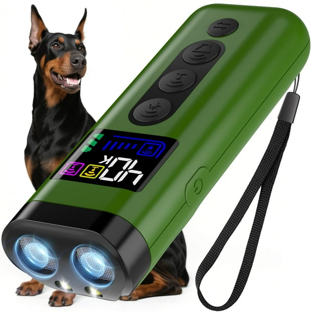 Dispositivo Ultrasonico ZUIBAS para Disuasión de Ladridos de Perro con Alcance de 20 Metros