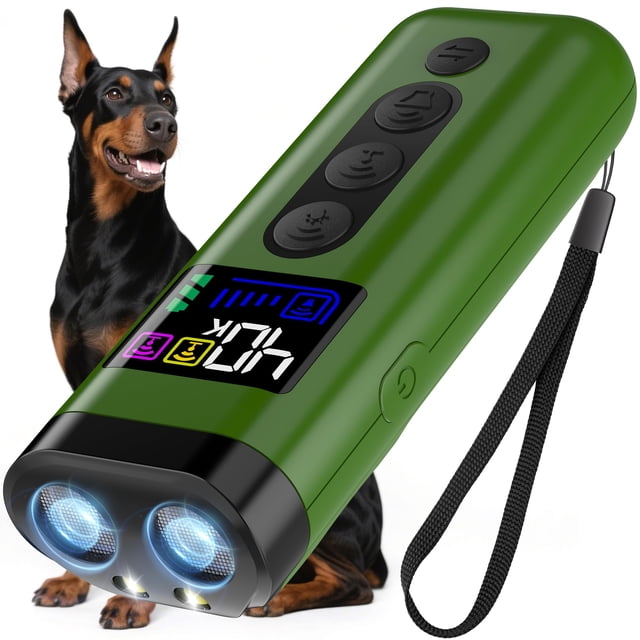 Dispositivo Ultrasonico ZUIBAS para Disuasión de Ladridos de Perro con Alcance de 20 Metros