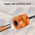 thumbnail image 5 of YAHHU Copper Pipe Cleaner Set for Electric Drill Heavy Duty 1/2 Inch / 12 mm Hex Shank Copper Tube Polishing Tool Wire Brush Rust Remover Metal Cleaning Kit with 2 Stainless Steel Replacement Brushes, 5 of 9