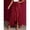 Wine Red, variant on Womens Skirts Spring Summer Tie Waist Ruffle Skirt Silk Elegant High Waist Cocktail Party Wedding Flowy High-Low Hem Formal Skirt